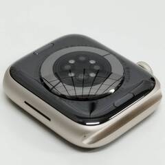 Apple Watch Nike Series 7/GPS/45mm/A2474/スターライト〈MKNA3J/A〉の画像