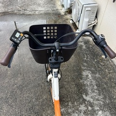 🉐498🉐バッテリー長持ち🉐🉐 パナソニック20インチ電動自転車🈹現車確認🉑の画像