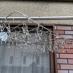 物干し竿　ピンチハンガー　ハンガー固定　の画像