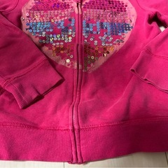 女の子パーカー120cm  の画像