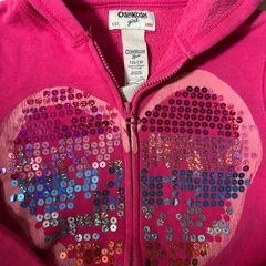 女の子パーカー120cm  の画像