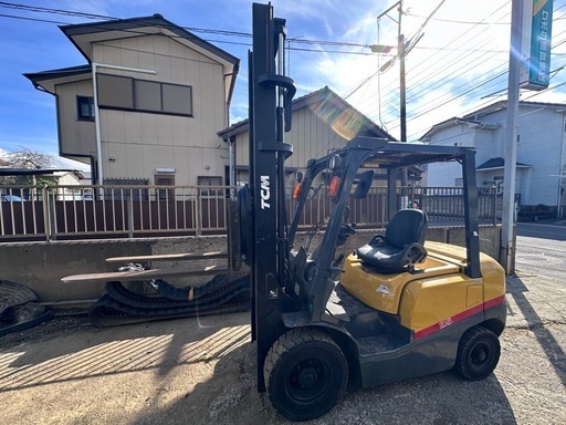 TCM2.5tディーゼルフォークリフト　希少！全回転アタッチメント
