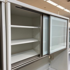 【来店いただける方限定】レンジボード スライド2枚扉【トレファク摂津店】の画像