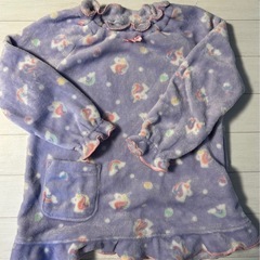 女の子あったかパジャマ140cm  の画像
