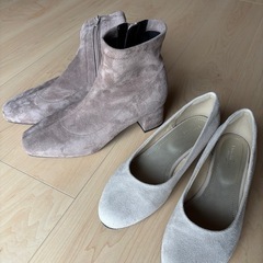 REGAL リーガル ブーツ スエードブーツ パンプス 24.5cmの画像