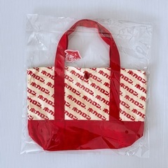 新品 未開封 ノベルティ しまむら ホカロン アクリルキーホルダー付き ミニトートバッグの画像