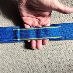 【引取限定】PPループベルト 6.0m 角カン付ベルト 2本セット 簡単脱着 持ち手用ベルト DTW-60Yの画像