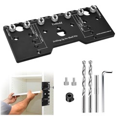 新品未使用　シェルフピンジグ 棚ダボジグ 調節可能棚 シェルフ DIY 工具 ドリルガイドの画像