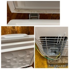 N(7705) ハイアール ノンフロン電気冷凍庫 冷凍ストッカー 上開き JF-NC103F-1 103L W570D565H885 店舗用 家庭用 直接引き取り歓迎 大阪の画像