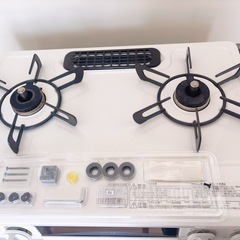 リンナイ ガステーブル ガスコンロ HOWARO 白の画像