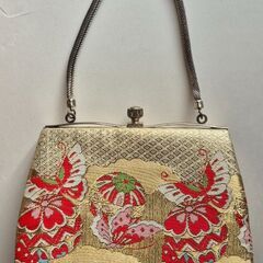 レトロ　子供　着物バッグの画像