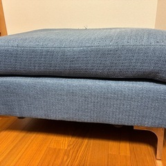 L字ソファ　3人がけ　カバー付きの画像