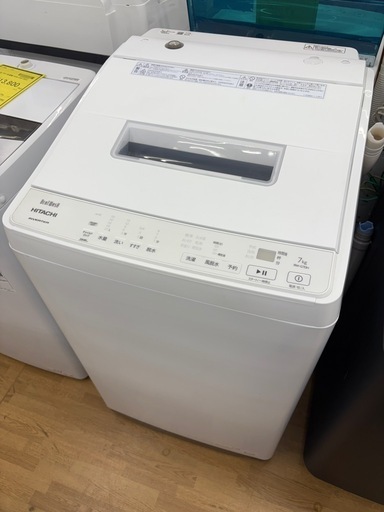 【ドリーム川西店限定】☆ジモティー見たよ割引☆ 7kg洗濯機 ヒタチ BW-G70H 2023  クリーニング済み 【2125560000035240 】