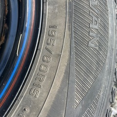 ハイエース　スタッドレスタイヤホイールセットの画像