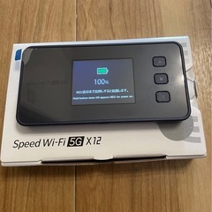 🚀speed Wi-Fi X12-ほぼ新品！箱・説明書付き✨
の画像
