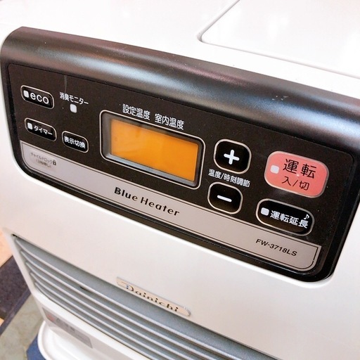 ダイニチ ファンヒーター 2018年製 FW-3718LS 強制通気形開放式石油