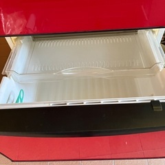 特注品　冷蔵庫　赤　2001年式の画像