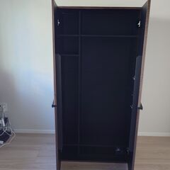 室内用物置 (木製、高さ162cm 幅83cm 奥行41cm 65kg)の画像