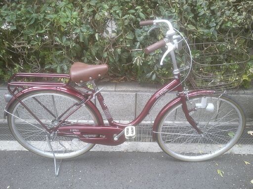整備済み中古自転車　26インチ　税別￥9.980-　軽快車　レッド1126