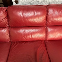 ３人がけソファー革レザー
の画像