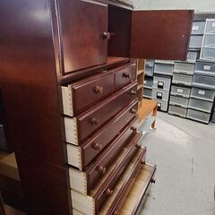 【リサイクルショップどりーむ天保山店】NO.4979　タンス　写真参照🎵　セパレートタイプ　大きめサイズ　収納たっぷり🎵の画像