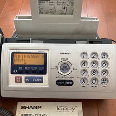 SHARP コピーファクシミリ UX-F14CL　電話機の画像