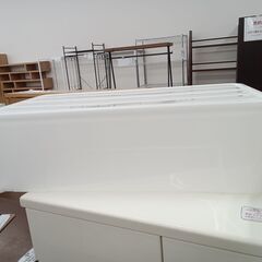 ★リユースのサカイ水戸店★衣装ケース白H23×D74×W38.5クリーニング済みMT6409の画像