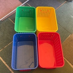 【リサイクルサービス八光】幅56㎝　和泉化成 収納家具 キッズ ビックバスケット4型 キャスター付きの画像