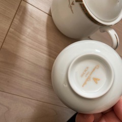 イタリア製ポット、コップセットの画像