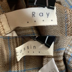 【新品】Ray Cassin チェック柄ショートパンツ ウエストゴム  フリーの画像