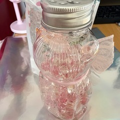 【ハンドメイド】クマさんボトル【消臭ビーズ入れ】の画像