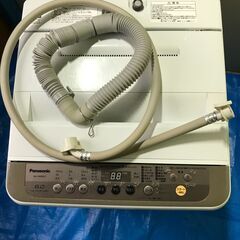 パナソニック  全自動洗濯機　６㎏　NA-F60PB11　２０１８年製　高さ90.7㎝×横幅56.2㎝×奥行57.2㎝の画像