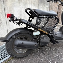 ホンダ　ズーマー　AF58 人気のキャブ車！　エンジン実動、書類有！綺麗なブラック！の画像