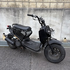 ホンダ　ズーマー　AF58 人気のキャブ車！　エンジン実動、書類有！綺麗なブラック！の画像