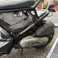 ホンダ　ズーマー　AF58 人気のキャブ車！　エンジン実動、書類有！綺麗なブラック！の画像