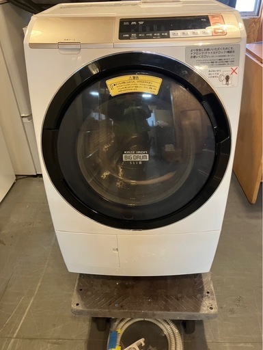 中古　大阪引取限定　HITACHI BD-SV110BL ドラム式洗濯機 本体