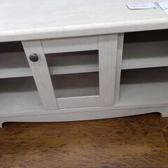 ★リユースのサカイ水戸店★NITORITV台クリームH39.5×D36×W80.5クリーニング済みMT6414の画像