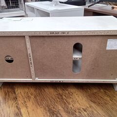 ★リユースのサカイ水戸店★NITORITV台クリームH39.5×D36×W80.5クリーニング済みMT6414の画像