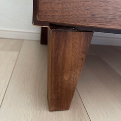 テレビボード 木製 引き出し付き ブラウン  の画像