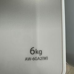 【ジャングルジャングル滋賀草津店】ジモティ来店特価!!　洗濯機　東芝 AW-6GA2　2023　J-2511102の画像
