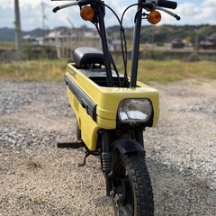 モトコンポ　黄色　ノーマル　車体　車両　バイク　の画像