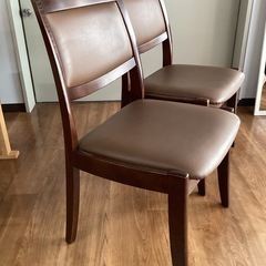 ダイニングチェア　二脚セット【町田市再生家具】252454の画像