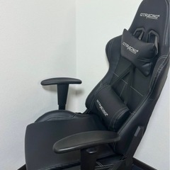 GTRACING ゲーミングチェア デスクチェア ブラック の画像