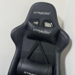 GTRACING ゲーミングチェア デスクチェア ブラック の画像