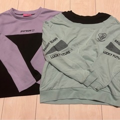 女の子冬用トレーナー140cm   ５点の画像