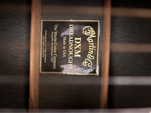Martin DXM DREADNOUGHTギター