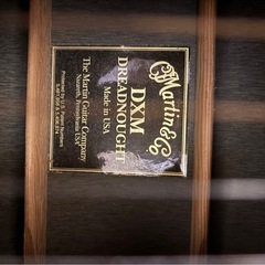 Martin DXM DREADNOUGHTギターの画像