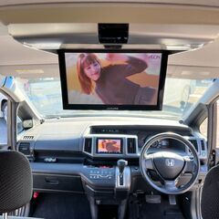 本ステップワゴンスパーダ　Ｚ　車検新規２年付き　ナビ　テレビ　後席モニター　バックカメラ　NO２４３８の画像