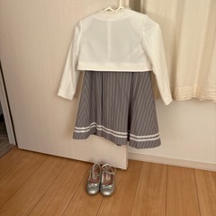 120cmと18cmセレモニーワンピース　卒園式　入学式　の画像