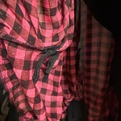 ⦅平成ギャル⦆ ピンク×黒チェック リボンワンピースの画像